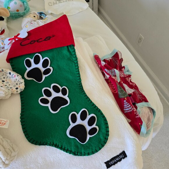 Neiman Marcus Designer Pet Dog Lot Squeaky Toys Stocking Sweaters+ More - Picture 3 of 5